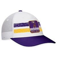 Men's Top of the World White/Purple LSU Tigers Retro Fade Snapback Hat