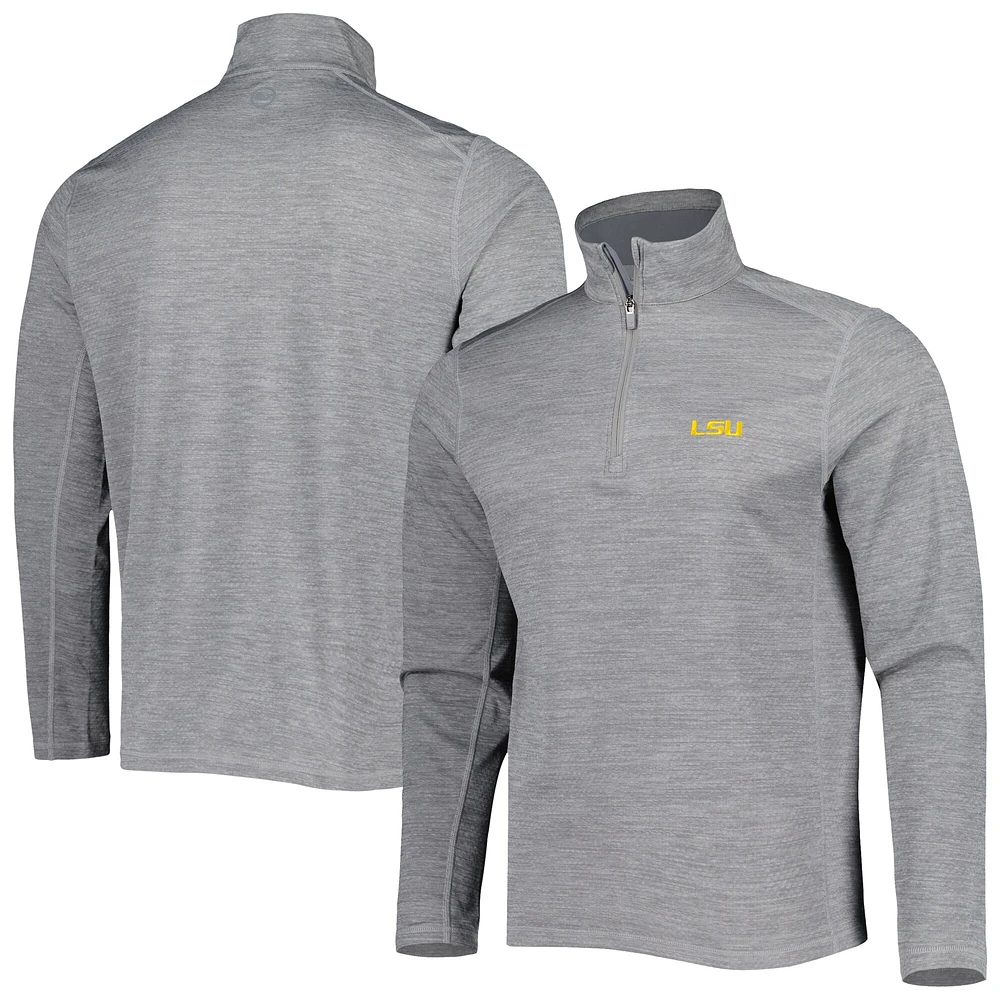Sweat-shirt Vineyard Vines gris LSU Tigers Sankaty pour homme