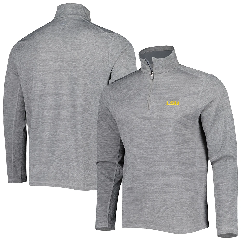 Sweat-shirt Vineyard Vines gris LSU Tigers Sankaty pour homme