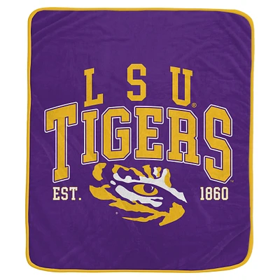 Pegasus  LSU Tigers Vintage Arch Ultra Soft 50" x 60" Blanket