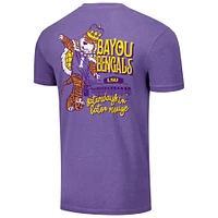 T-shirt unisexe violet LSU Tigers Hyper Local Mardi mascotte