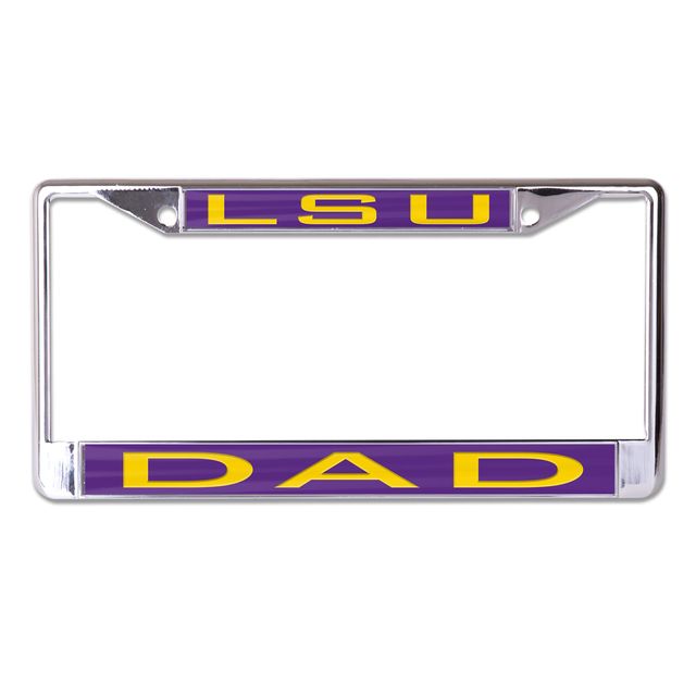 Cadre de plaque d'immatriculation WinCraft LSU Tigers S/L Dad