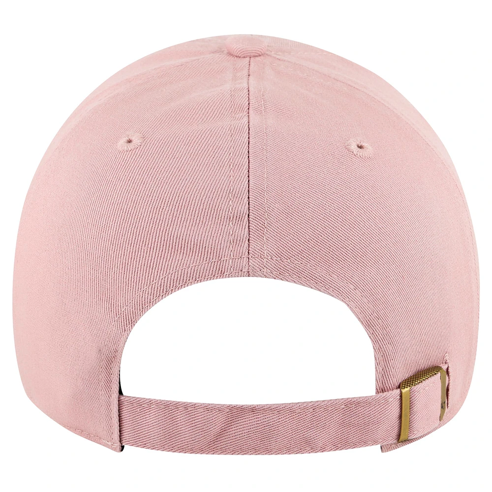 Women's '47 Light Pink LSU Tigers Dusty Miata Clean Up Adjustable Hat