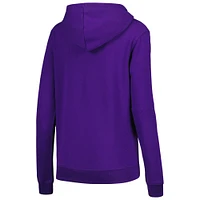 Women's Stadium Athletic Purple LSU Tigers Big Logo Pullover Hoodie