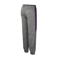 Youth Colosseum Heather Gray LSU Tigers Fleece Pants