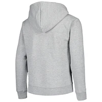 Youth League Collegiate Wear Sweat à capuche entièrement zippé LSU Tigers gris chiné