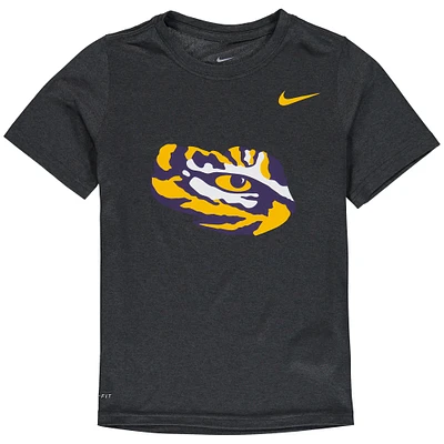 T-shirt Nike LSU Tigers anthracite avec logo Legend Performance pour jeune