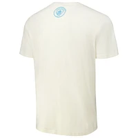 Men's Cream Manchester City Logo T-Shirt