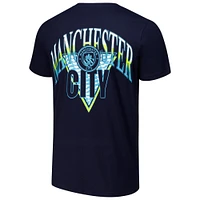 Men's Navy Manchester City Retro T-Shirt