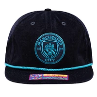 Men's Navy Manchester City Snow Beach Adjustable Hat
