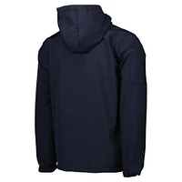 Men's Navy Manchester City Three-Layer Full-Zip Hooded Jacket