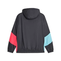 Veste à capuche entièrement zippée Manchester City 2023/24 avant-match Puma pour homme, bleu marine