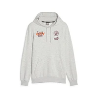 Puma Heather Grey Manchester City FtblCore Graphic Pull à capuche pour homme