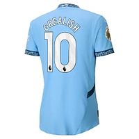 Men's Puma Jack Grealish Light Blue Manchester City 2024/25 Home Authentic Player Jersey