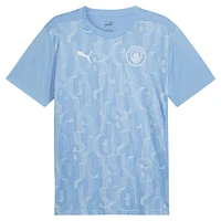 Men's Puma Light Blue Manchester City 2024/25 Pre-Match Jersey