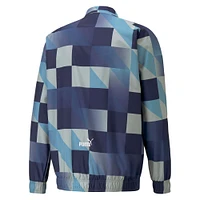 Men's Puma Navy/Gray Manchester City 2022/23 Pre-Match Full-Zip Jacket