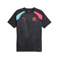 Maillot d'avant-match Puma homme bleu marine Manchester City 2023/24
