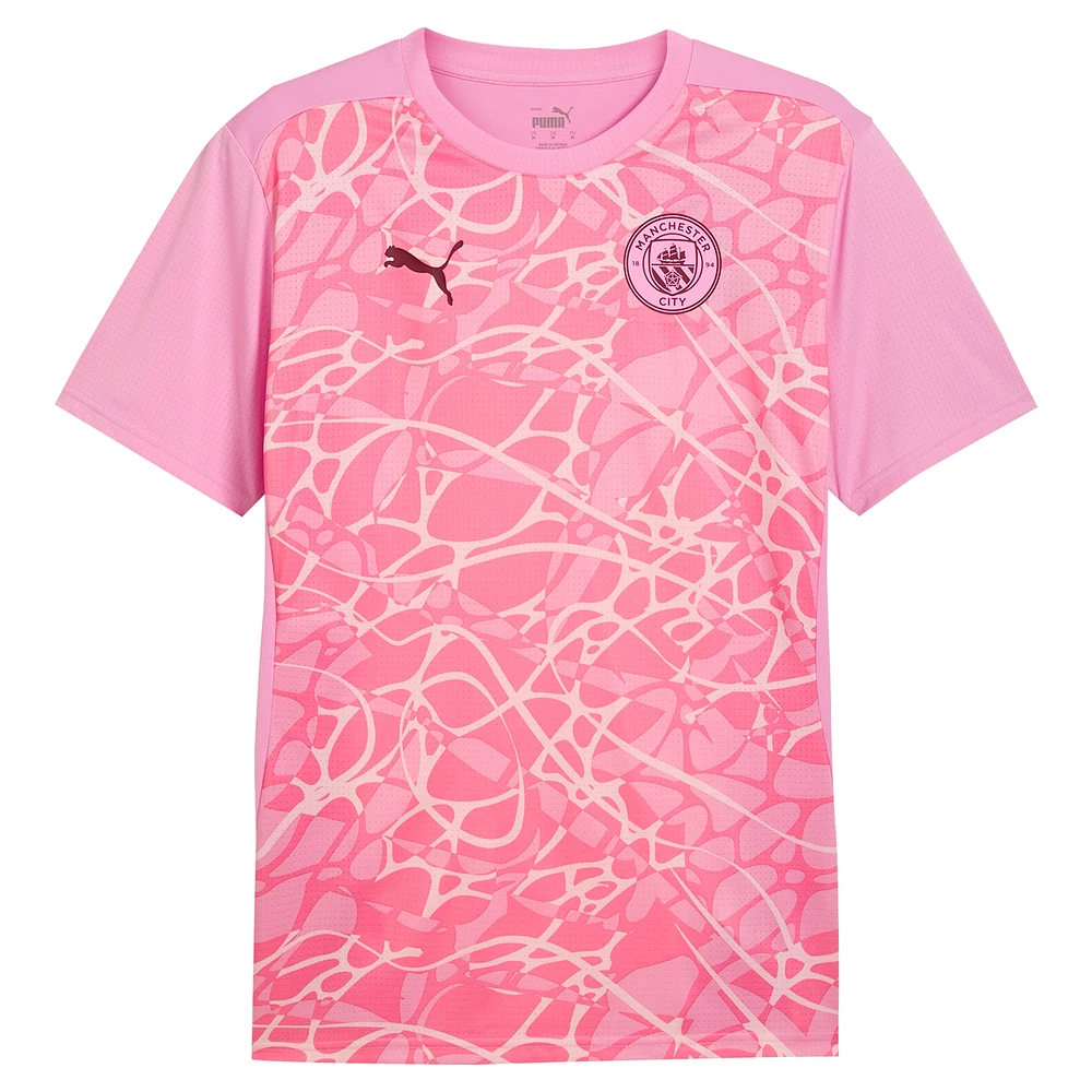 Men's Puma Pink Manchester City 2024/25 Pre-Match Jersey