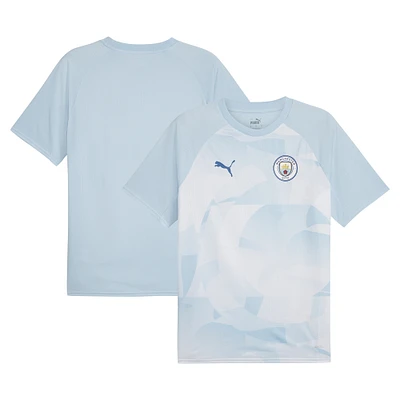 Maillot d'avant-match Puma Silver Manchester City 2023/24 homme