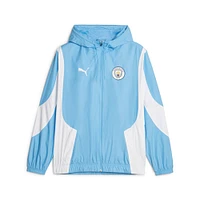 Men's Puma Sky Blue Manchester City 2023/24 Pre-Match Anthem Full-Zip Hoodie Jacket