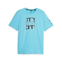 Men's Puma Sky Blue Manchester City FtblCore Graphic T-Shirt
