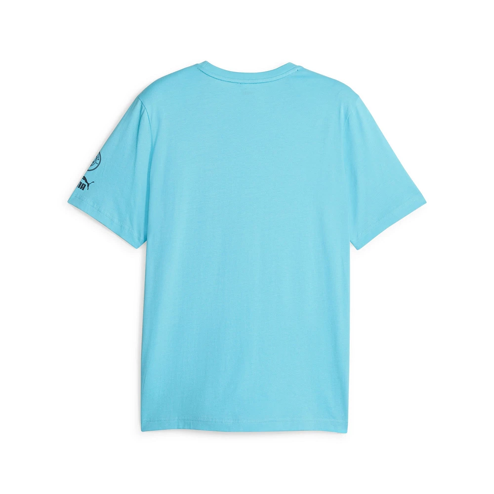 Men's Puma Sky Blue Manchester City FtblCore Graphic T-Shirt