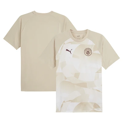 Maillot d'avant-match Puma Tan Manchester City 2023/24 homme