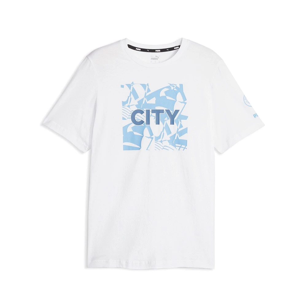 Men's Puma Manchester City FtblCore Graphic T-Shirt
