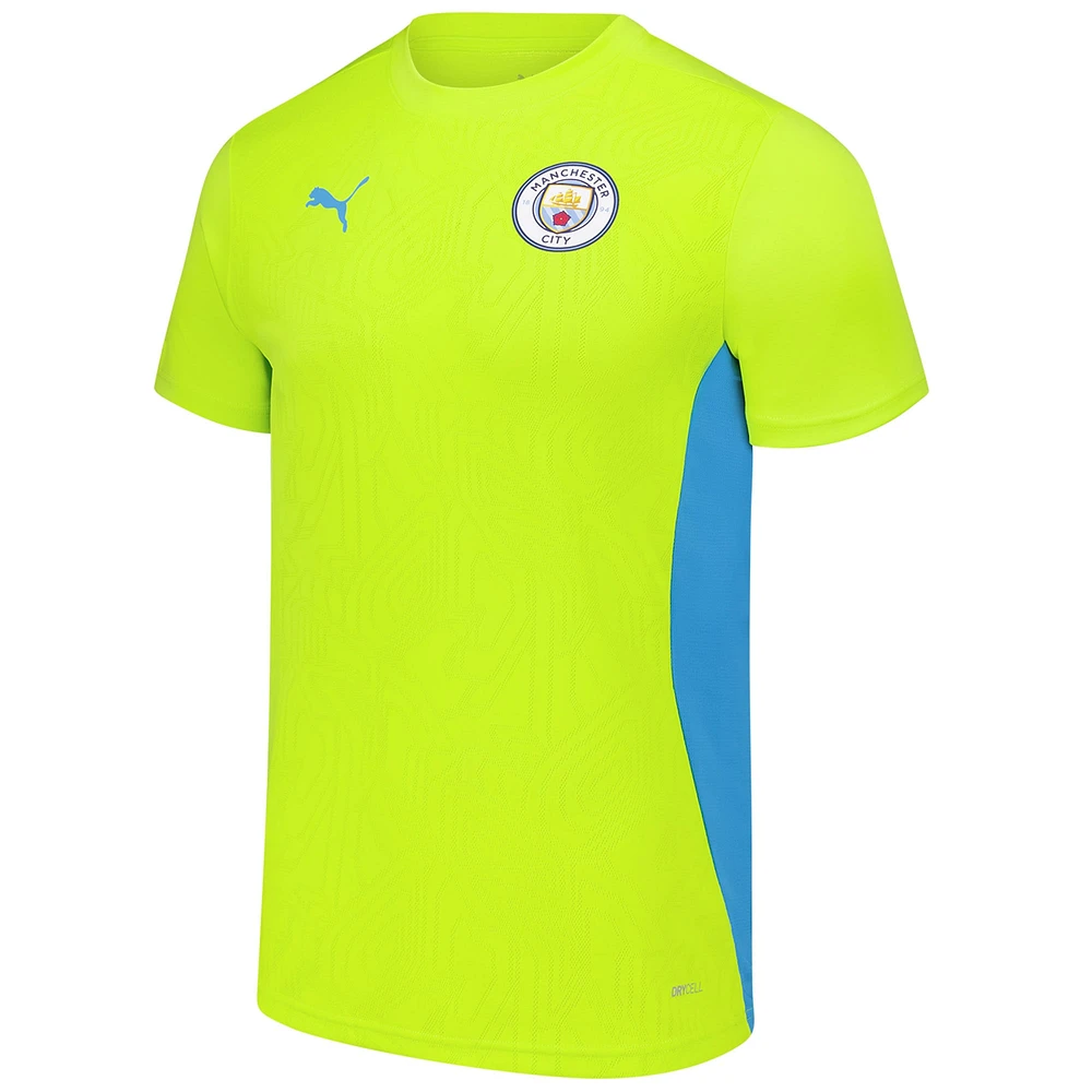 Men's Puma  Yellow Manchester City 2024/25 Training Jersey