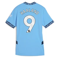 Women's Puma Erling Haaland Light Blue Manchester City 2024/25 Home Replica Player Jersey