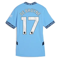 Maillot De joueur réplique à domicile Puma Kevin Bruyne pour femme, bleu clair, Manchester City 2024/25