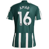 Men's adidas Amad Diallo Green Manchester United Replica Player Jersey