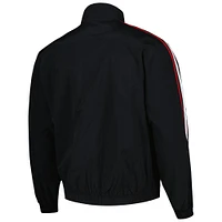 Men's adidas Black Manchester United 2022/23 On-Field Team Logo Anthem Reversible Full-Zip Jacket