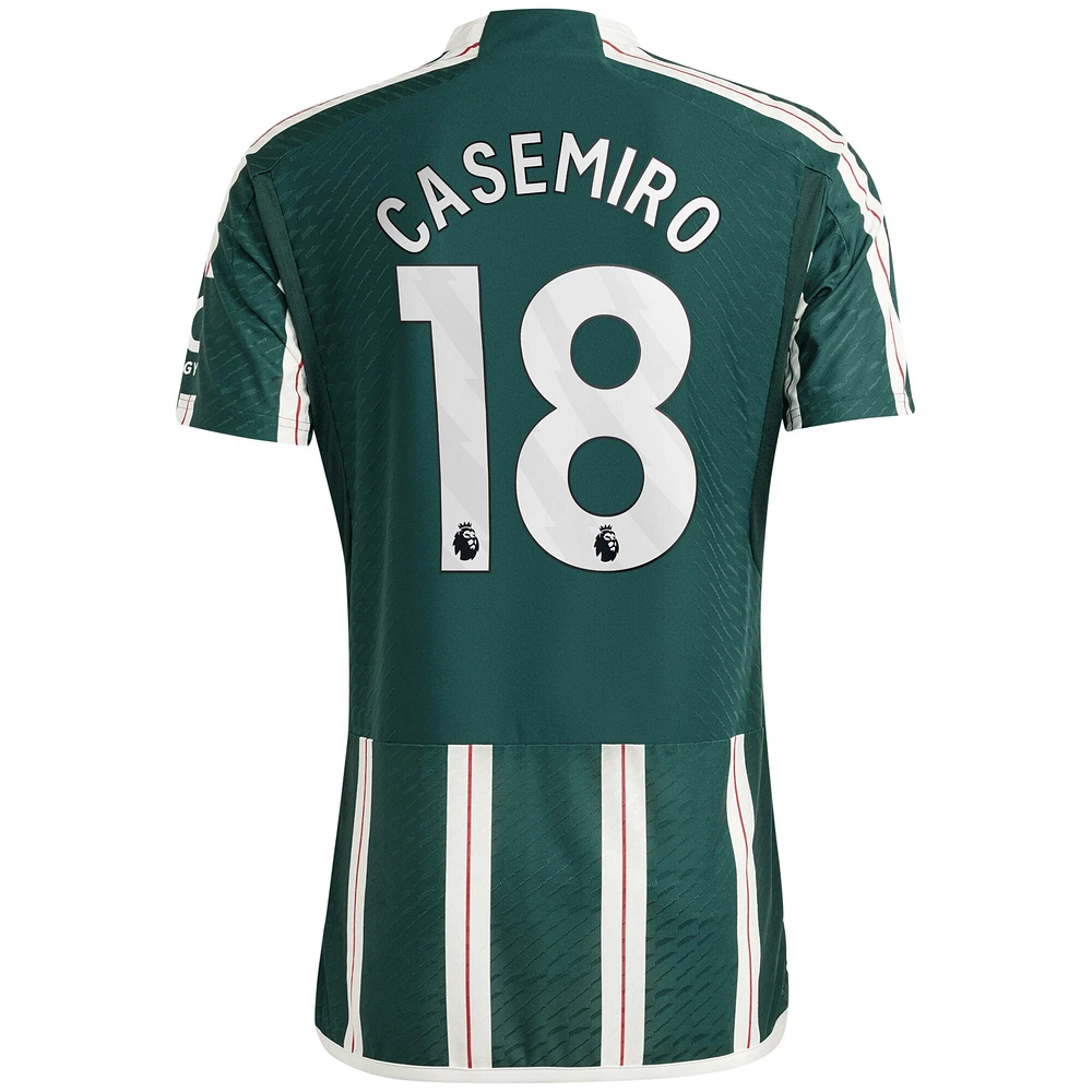 Men's adidas Casemiro Green Manchester United 2023/24 Away Authentic Player Jersey