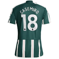 Men's adidas Casemiro Green Manchester United 2023/24 Away Replica Player Jersey