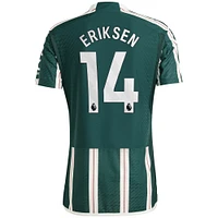 Men's adidas Christian Eriksen Green Manchester United 2023/24 Away Authentic Player Jersey