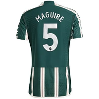 Men's adidas Harry Maguire Green Manchester United 2023/24 Away Authentic Player Jersey