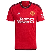 Men's adidas Kobbie Mainoo Red Manchester United 2023/24 Home Replica Player Jersey