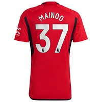 Men's adidas Kobbie Mainoo Red Manchester United 2023/24 Home Replica Player Jersey