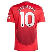 Men's adidas Marcus Rashford Red Manchester United 2024/25 Home Replica Player Jersey