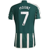 Men's adidas Mason Mount Green Manchester United 2023/24 Away Authentic Player Jersey