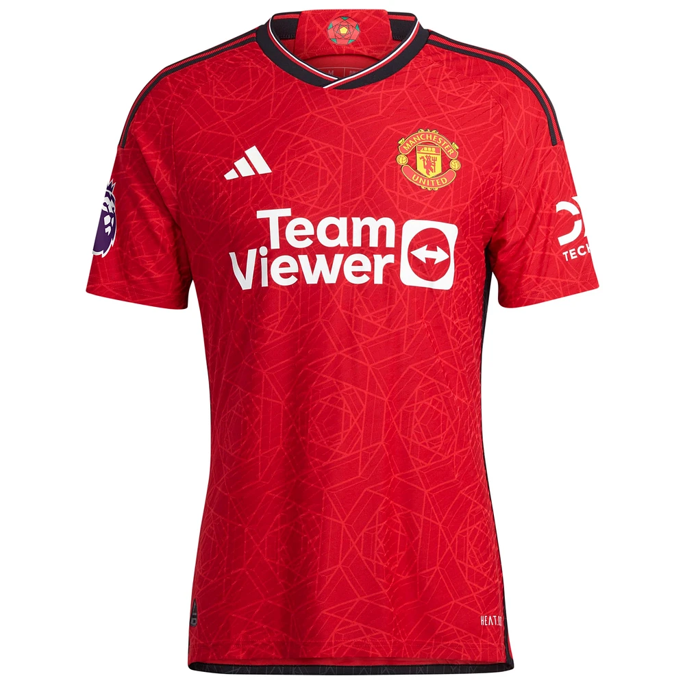 Men's adidas Mason Mount Red Manchester United 2023/24 Home Authentic Player Jersey