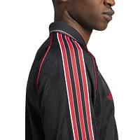 Men's adidas Originals Black Manchester United Lifestyler Long Sleeve Jersey