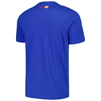Men's adidas Originals  Blue Manchester United Trefoil T-Shirt
