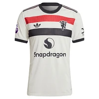 Men's adidas Originals Bruno Fernandes Cream Manchester United 2024/25 Third Authentic Jersey