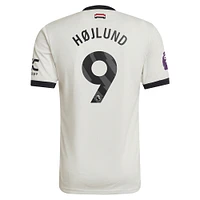 Men's adidas Originals Rasmus Højlund Cream Manchester United 2024/25 Third Authentic Jersey
