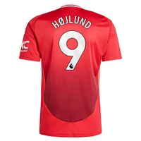 Men's adidas Rasmus Højlund Red Manchester United 2024/25 Home Replica Player Jersey