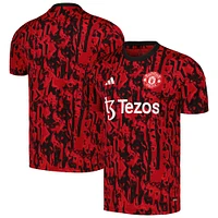 Men's adidas Red Manchester United 2023/24 Pre-Match Top