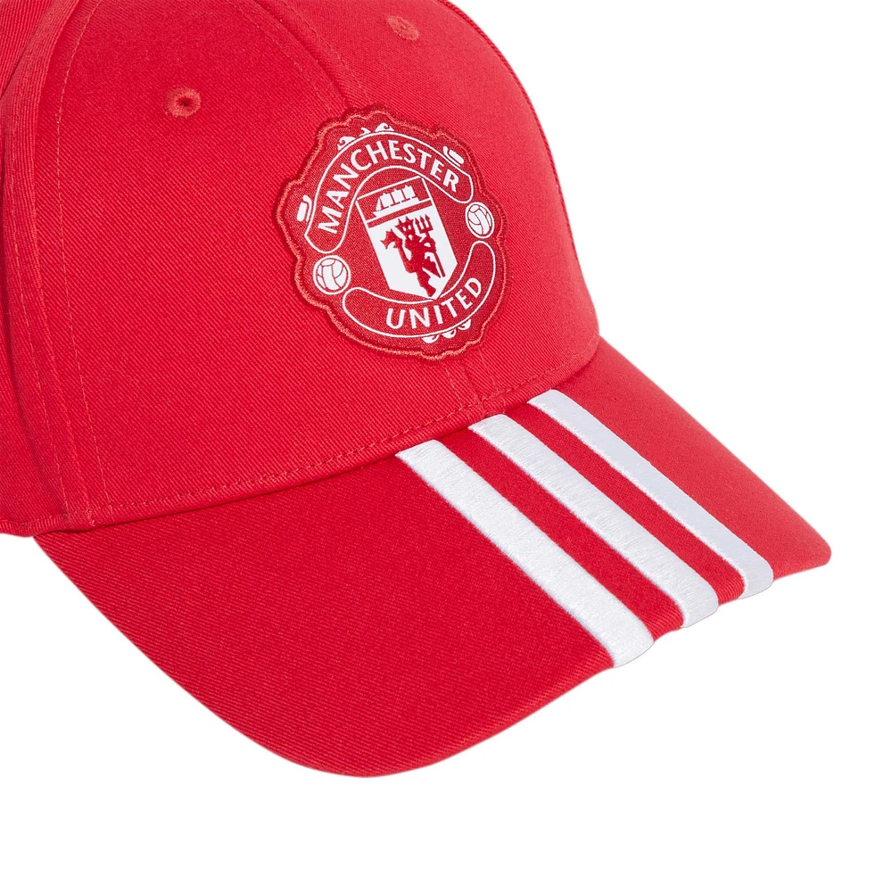 Men's adidas Red Manchester United Team Dad Adjustable Hat