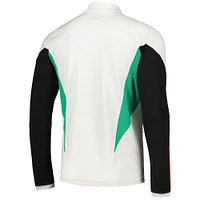 Men's adidas White Manchester United 2023/24 Training Quarter-Zip Top